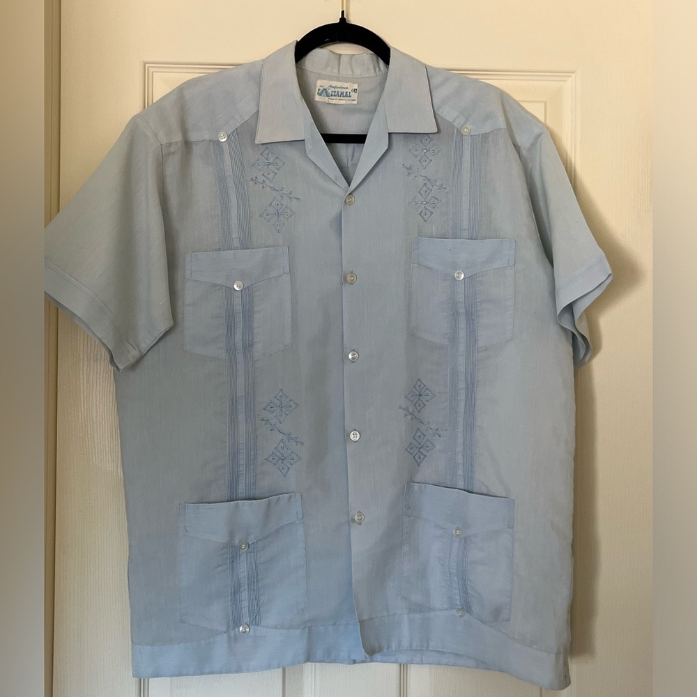 Vintage mens button down made in mexico